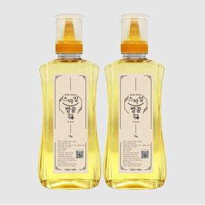 스마일벌꿀 허니벌꿀 1kg(튜브형) x 2개