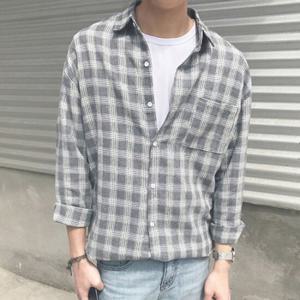 캐주얼남방 체크셔츠 남성남방 데일리룩 INSUM22N