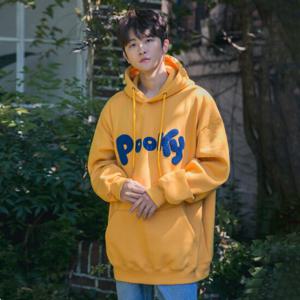 크루클린 빅사이즈 푸키 오버핏 기모 후드티 BH5938 (3COLOR)