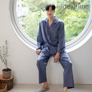 이딜타임 그램 체크 남자잠옷세트 1850
