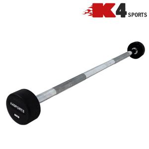 K4스포츠 일체형바벨 10KG 역기봉바벨세트 일자바 역기봉원판