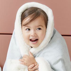 디자인스킨 윈터 스노우 모달 블랭킷 담요 아기 겨울 이불