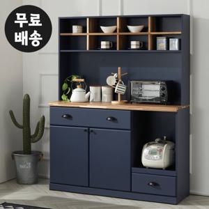 뮤 주방 수납장세트 전자레인지대 밥솥장(D형/1200)