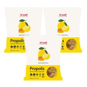 하이웰 프로폴리스 마누카꿀 사탕 레몬맛 500g 3개