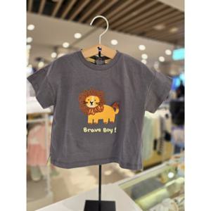 [블루독베이비] 25 SS(DG)애니멀 정글 반팔 티셔츠(4531432207)  백일 돌 선물 신상 티셔츠 유아 여름 남방