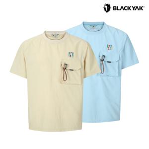 블랙야크 여름 경량 아웃도어 등산 티셔츠 히말라야 남성 우븐 반팔티 1BYRTMU002
