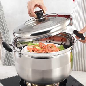 키친아트 스텐 마이스터 찜냄비 24cm 찜기 찜솥