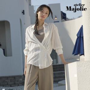 아뜰리에마졸리 텍스쳐 코튼 셔츠 2종 [런칭 가격 79,900원]