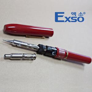EXSO/엑소 휴대용 가스 인두기 GAI-06/납땜기/무선/순간점화/
