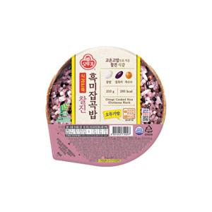 오뚜기밥 식감만족 찰진흑미잡곡밥 210g x 12입