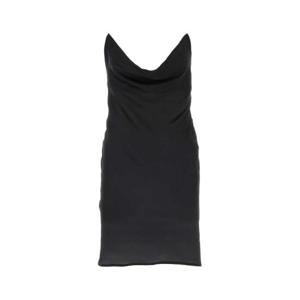 와이프로젝트 여성 블랙 Satin 미니 새틴 드레스 102DR005F481 BLACK