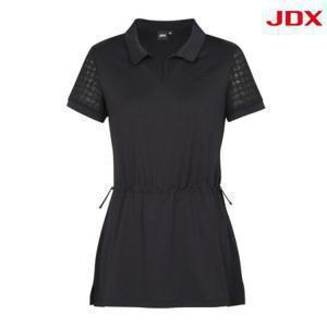 JDX 세이브존07 여성 메쉬 긴기장 반팔티 X2TSV6563BK
