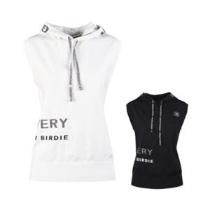 보스케 여성 봄 가을 골프웨어 골프 레터링 후드 니트 조끼 L30112397