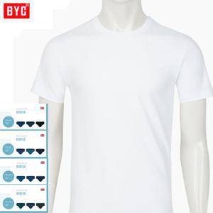BYC백색반팔티3매와삼각팬티랜덤3매입기획구성B8158J5