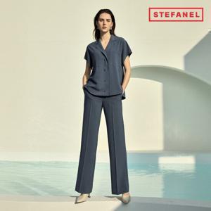 스테파넬 25SS 썸머 하프 슬리브 재킷 셋업 2PCS