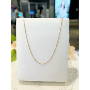 미니골드 18k 고방 체인 목걸이-0.7(mcb00073) NLEM4163