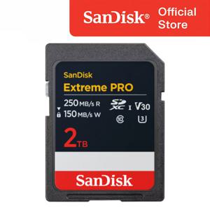샌디스크 익스트림 프로 SD Card V30 2TB 2테라 고속전송 고해상도 4K UHD 비디오촬영 SD카드 Extreme Pro SDSDXXD