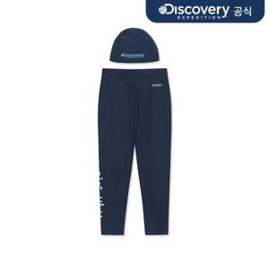 디스커버리 키즈 김다예 콜라보 워터레깅스+모자 SET (NAVY)