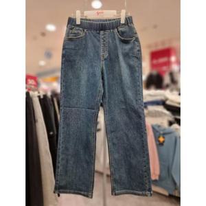 주)소이 세이브존01 겨울 스트레이트 기모 블루진 청바지 24W0207