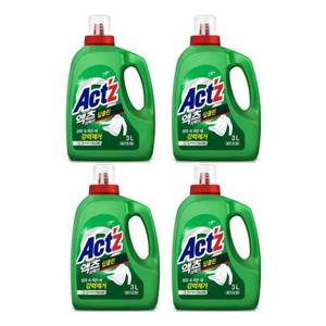 액츠 퍼펙트 딥클린 용기 3.0L 한박스(4개입) 대용량세제