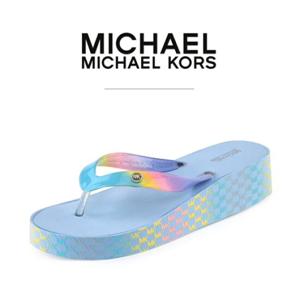 마이클코어스(Michael Kors) GAGE ILIENA 웨지 쪼리 MK100373OB 블루
