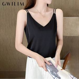 [귈림]() 새틴 브이넥 이너 블라우스(GBMBL018P)
