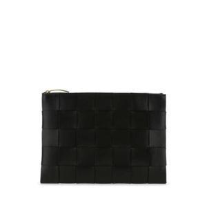 BOTTEGA VENETA 보테가 베네타 인트레치아토 미디엄 블랙 클러치백 1960733
