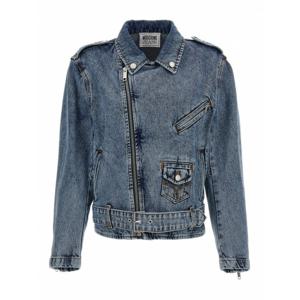 [LOVE MOSCHINO] 여성 데님 크리스탈 자켓 J050982351281 라이트 Blue /8