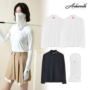 애시워스  최신상 여성 UV컷 4종 세트 (베이스레이어 3장 + 마스크 1세트)