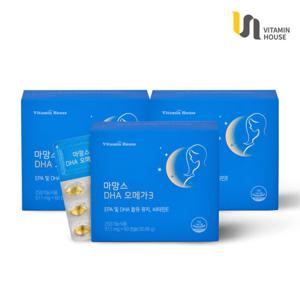비타민하우스 마망스 DHA 오메가3 3박스(3개월분)