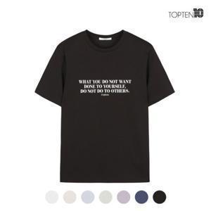 [탑텐][탑텐] 남성 퀵드라이 폰테 그래픽 반팔티_MSC2TS1502