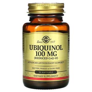 Solgar 솔가 유비퀴놀 코큐텐 100mg 50소프트젤 Ubiquinol CoQ10