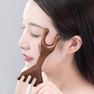 괄사 마사지 빗 두피 얼굴 듀얼 괄사빗 DD-13015