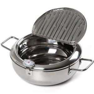 키친아트 인덕션겸용 튀김냄비24cm/온도계내장/튀김기