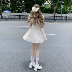 오피스원피스 미호 퍼프소매 미니 원피스 USC-24052001