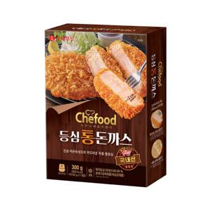 [롯데햄]롯데웰푸드 쉐푸드 등심통돈까스 300g 4개