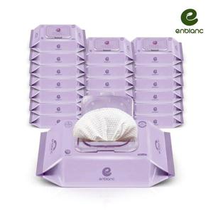 [앙블랑]앙블랑 아기물티슈 세이프 바이올렛 캡형 74매X20팩 N-VC20
