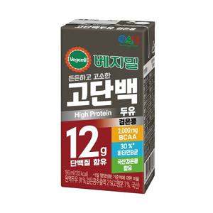 베지밀 고단백 두유 검은콩 80팩