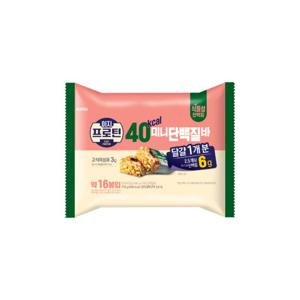 롯데웰푸드 이지프로틴 40kcal 미니 단백질바 176g / 프로틴바