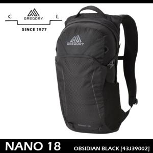 공용배낭 나노 18리터 OBSIDIAN BLACK [43J39002]GS