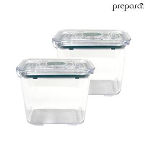 프리파라 브루클린 트라이탄 밀폐용기 국보관용 2-5호(990ml)x2개
