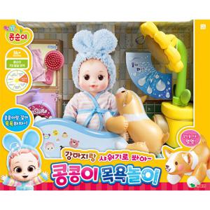 [영실업] 샤워기로 쏴아 강아지랑 콩콩이 목욕놀이 YT203454