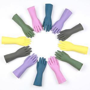 가성비가 브랜드다 컬러풀 고무장갑 6개 (컬러혼합 M/L) 6컬러 24종 택1
