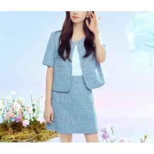 [로엠]칼라리스 트위드 반팔자켓(3colors)_RMJKE25R53