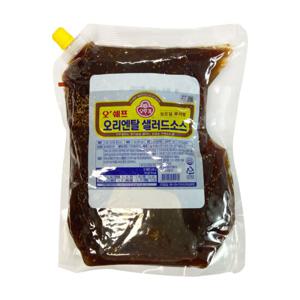 오뚜기 오쉐프 오리엔탈샐러드소스 2kg (스파우트팩) 6개
