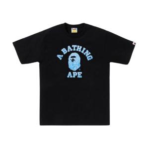 베이프 Abc 씨 서피스 카모 컬리지 티셔츠 블랙 0ZXTEM10005XN
