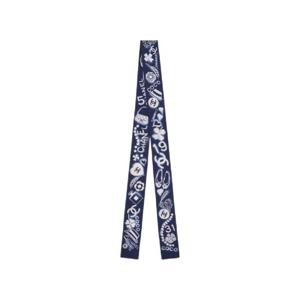샤넬 헤어밴드 실크 트윌   블루 마린 아이보리 AA0349-X12540-C5863