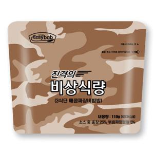 이지밥 진격의 비상식량 3식단 매콤짜장비빔밥 전투식량 간편식