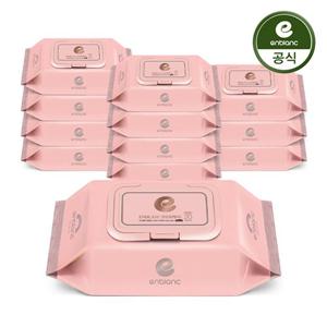 앙블랑 아기물티슈 (63평량) 세이프 인디핑크 휴대캡형 20매X12팩 N-IMC12