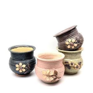 [BZFK1M91_51C2]국산 수제 다육이 화분 평단지 12x11cm